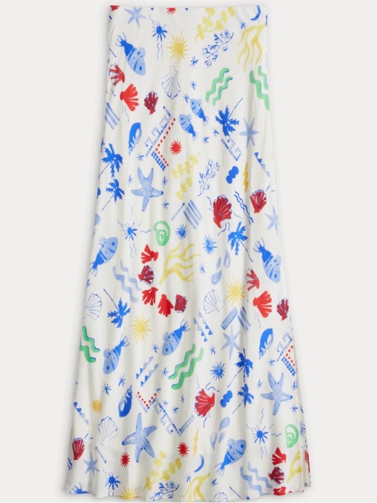 SO Dresses & Skirts - SO White Top with Blue Trim